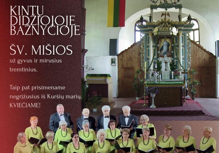 ŠV. MIŠIOMIS KVIEČIAME PRISIMINTI TREMTINIUS IR NEGRĮŽUSIUS IŠ KURŠIŲ MARIŲ